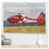 Produktbild: Rettungshubschrauber in Action (hochwertiger Premium Wandkalender 2027 DIN A2 quer), Kunstdruck in Hochglanz