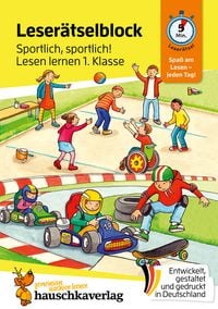 Produktbild: Lesen lernen 1. Klasse f&uuml;r Jungen und M&auml;dchen - Sportlich, sportlich!