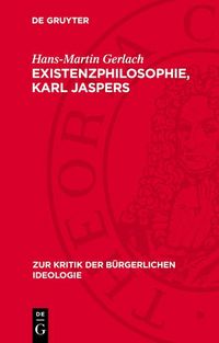 Produktbild: Existenzphilosophie, Karl Jaspers