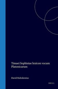 Produktbild: Timaei Sophistae Lexicon Vocum Platonicarum