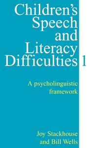Produktbild: Children's Speech and Literacy Difficulties, Book 1