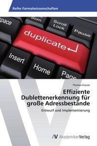 Produktbild: Effiziente Dublettenerkennung f&uuml;r gro&szlig;e Adressbest&auml;nde