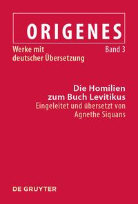 Produktbild: Die Homilien zum Buch Levitikus