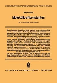 Produktbild: Molek&uuml;lkraftkonstanten