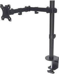 Produktbild: Manhattan Monitor-Tischhalterung 461542 1 Display(s) 33,0 cm (13") - 81,3 cm (32") Schwarz H&ouml;henverstellbar, Neigbar, Schwenkbar