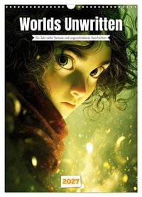 Produktbild: Worlds Unwritten (Wandkalender 2027 DIN A3 hoch), CALVENDO Monatskalender