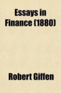 Produktbild: Essays in Finance (1880)