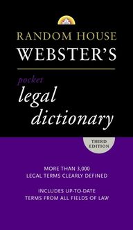 Produktbild: Rh Web Pckt Legal Dict 3/e