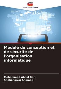 Produktbild: Mod&egrave;le de conception et de s&eacute;curit&eacute; de l'organisation informatique