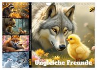 Produktbild: Ungleiche Freunde (Wandkalender 2026 DIN A4 quer), CALVENDO Monatskalender