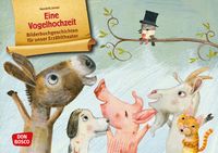 Produktbild: Eine Vogelhochzeit. Kamishibai Bildkartenset.