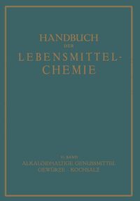 Produktbild: Alkaloidhaltige Genussmittel Gew&uuml;rze &middot; Kochsalz