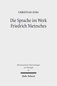 Produktbild: Die Sprache im Werk Friedrich Nietzsches