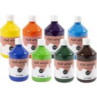Produktbild: Creativ Company Acrylfarbe Glänzend, 8x500 ml