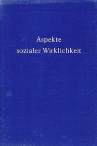 Produktbild: Aspekte sozialer Wirklichkeit.