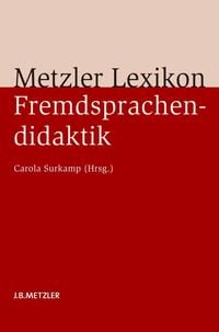 Produktbild: Metzler Lexikon Fremdsprachendidaktik