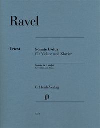 Produktbild: Maurice Ravel - Violinsonate G-Dur