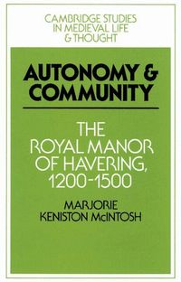 Produktbild: Autonomy and Community