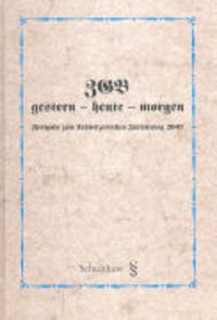 Produktbild: ZGB gestern - heute - morgen