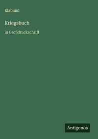 Produktbild: Kriegsbuch