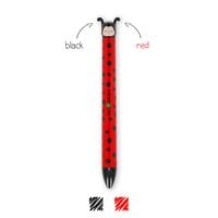 Produktbild: Legami Zweifarbiger Kugelschreiber - Click&Clack - Ladybug "Get Lucky"