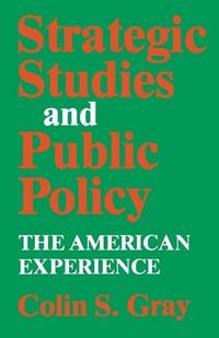 Produktbild: Strategic Studies and Public Policy