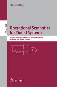 Produktbild: Operational Semantics for Timed Systems