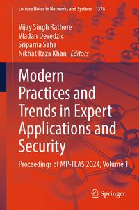 Produktbild: Modern Practices and Trends in Expert Applications and Security