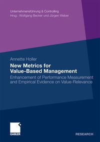 Produktbild: New Metrics for Value-Based Management
