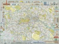 Produktbild: Berliner Wahrzeichenplan