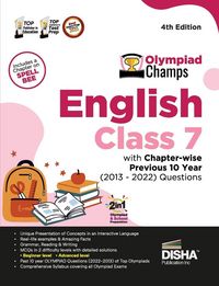 Produktbild: Olympiad Champs English Class 7 with Chapter-wise Previous 10 Year (2013 - 2022) Questions 4th Edition | Complete Prep Guide with Theory, PYQs, Past &