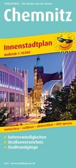 Produktbild: Publicpress Stadtplan Chemnitz 1:10.000