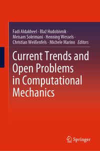 Produktbild: Current Trends and Open Problems in Computational Mechanics