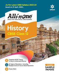 Produktbild: CBSE All In One History Class 12 2022-23 Edition (As per latest CBSE Syllabus issued on 21 April 2022)
