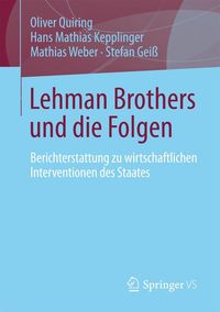 Produktbild: Lehman Brothers und die Folgen