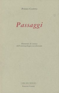 Produktbild: Passaggi. Elementi di critica dell'antropologia occidentale