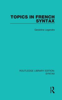 Produktbild: Topics in French Syntax