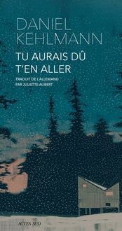 Produktbild: Tu aurais d&ucirc; t'en aller
