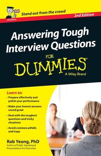 Produktbild: Answering Tough Interview Questions For Dummies