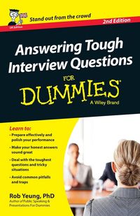Produktbild: Answering Tough Interview Questions for Dummies, UK Edition