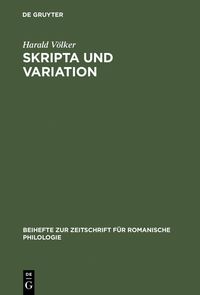 Produktbild: Skripta und Variation