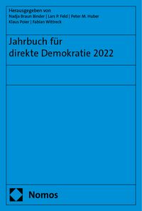 Produktbild: Jahrbuch f&uuml;r direkte Demokratie 2022