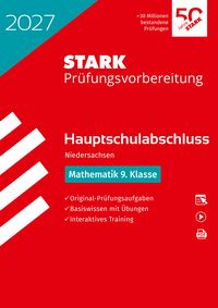 Produktbild: STARK Mathematik 9. Klasse - Hauptschulabschluss 2027 Niedersachsen - Pr&uuml;fungsvorbereitung