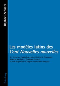 Produktbild: Les mod&egrave;les latins des &laquo;Cent Nouvelles nouvelles&raquo;