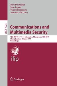 Produktbild: Communications and Multimedia Security