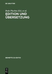 Produktbild: Edition und &Uuml;bersetzung