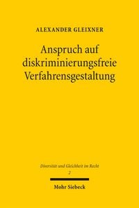 Produktbild: Anspruch auf diskriminierungsfreie Verfahrensgestaltung