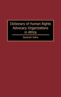 Produktbild: Dictionary of Human Rights Advocacy Organizations in Africa