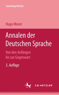 Bild vom Artikel Annalen der deutschen Sprache vom Autor Hugo Moser