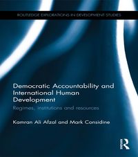 Produktbild: Democratic Accountability and International Human Development